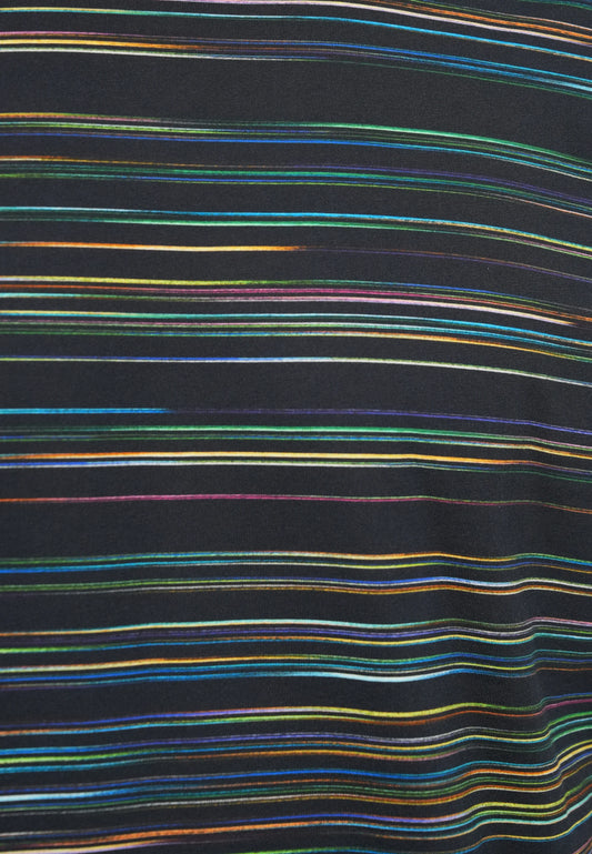 PAUL SMITH PS MULTI COLOUR STRIPE ORGANIC COTTON T-SHIRT NAVY XL RRP £90 BNWT