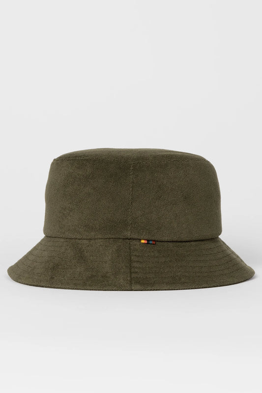 PAUL SMITH PS TERRY TOWELLING COTTON BUCKET HAT KHAKI GREEN RRP £75 BNWT