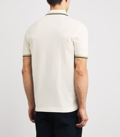 FRED PERRY TWIN TIPPED PIQUE COTTON POLO SHIRT ECRU (CREAM) 3XL RRP £80 BNWT