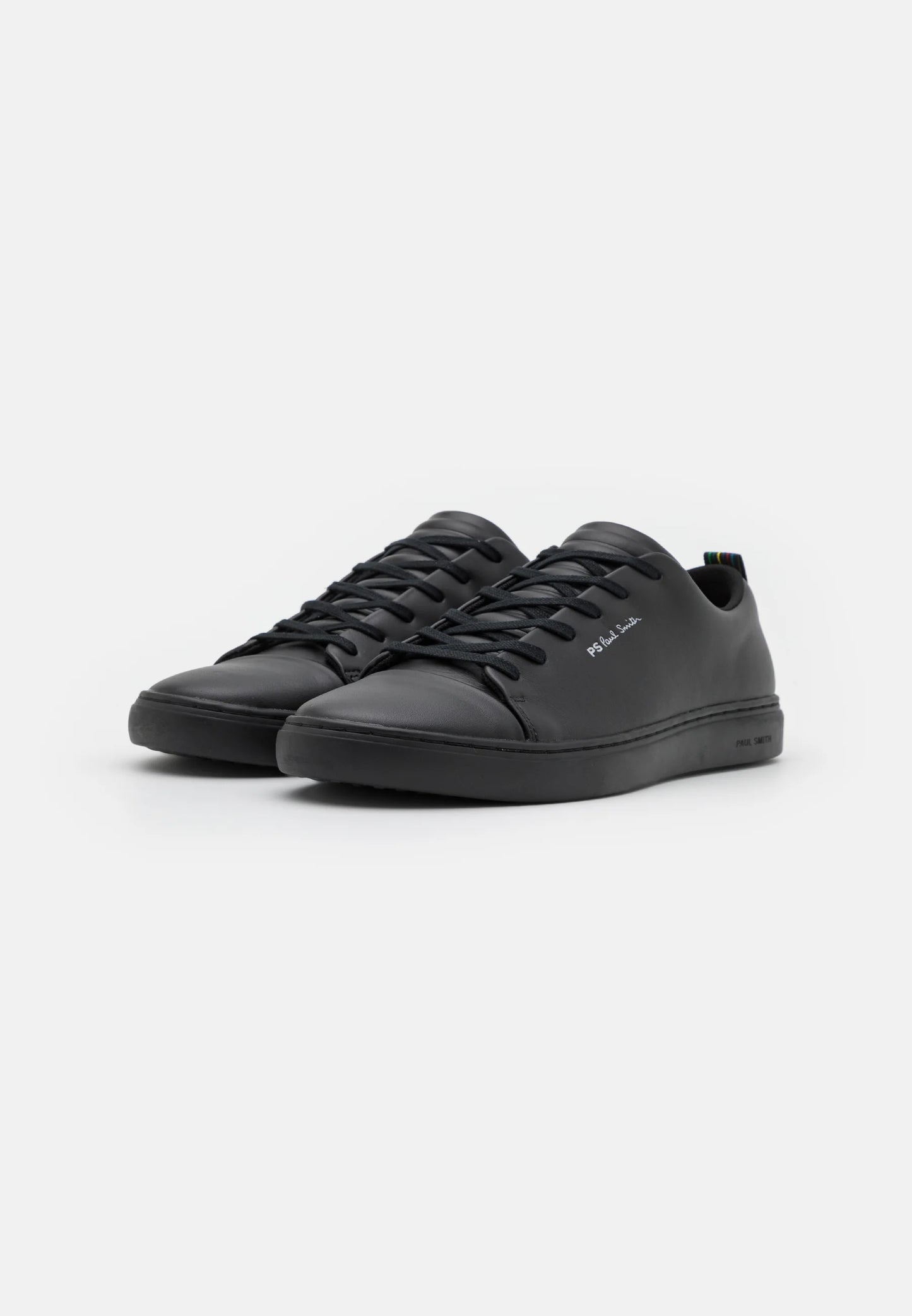 PAUL SMITH PS LEE LEATHER LOW TOP TRAINERS BLACK UK 10 RRP £195 BNIB