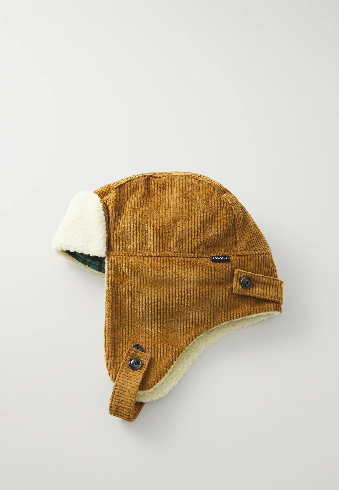 PAUL SMITH PS TRAPPER HAT BROWN/CREAM RRP £100 BNWT