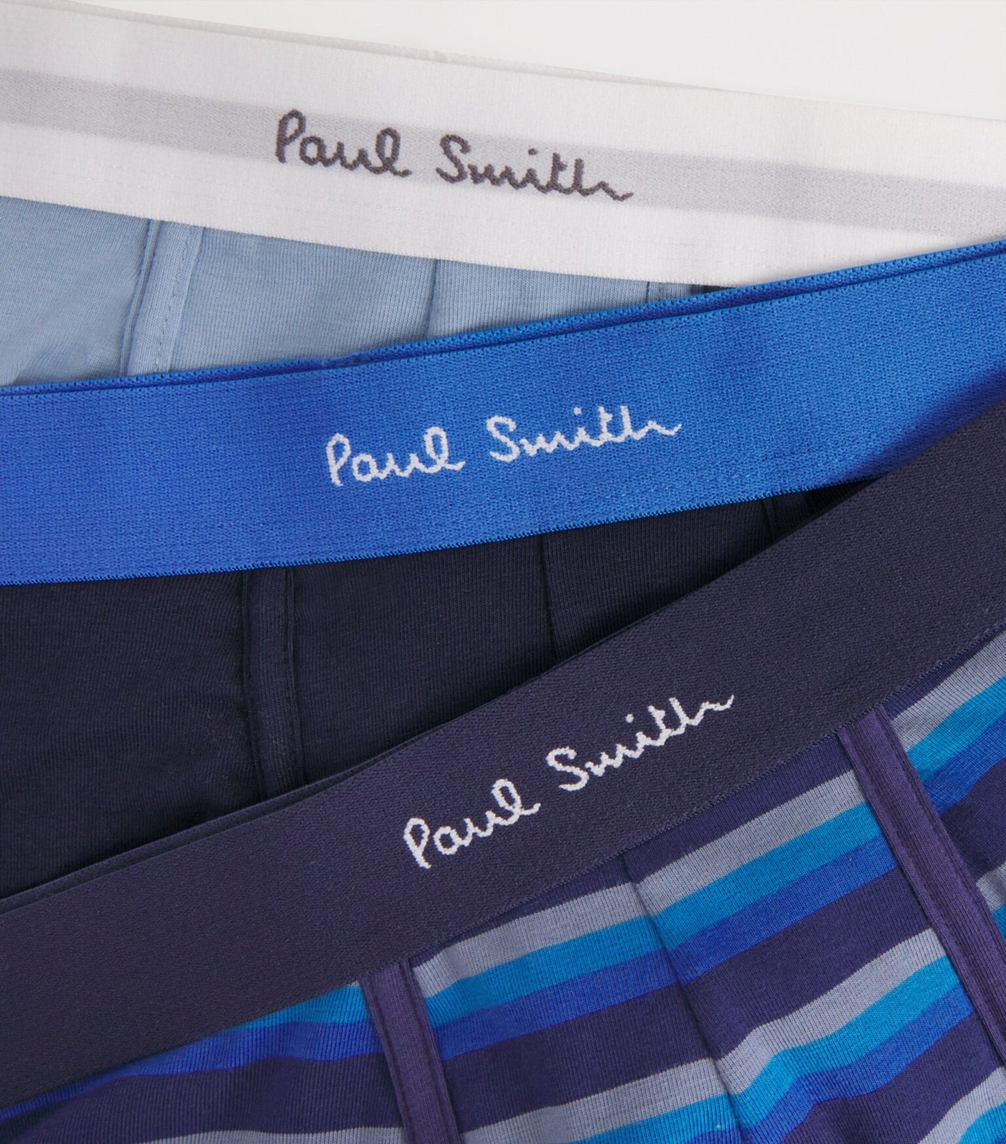 PAUL SMITH PS 3 PACK TRUNKS PANTS UNDERWEAR BLUE 2XL RRP £44 BNWT
