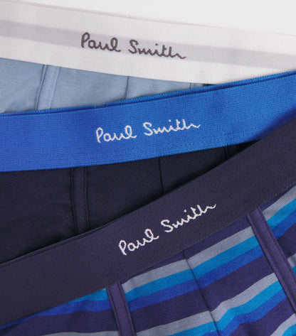 PAUL SMITH PS 3 PACK TRUNKS PANTS UNDERWEAR BLUE 2XL RRP £44 BNWT