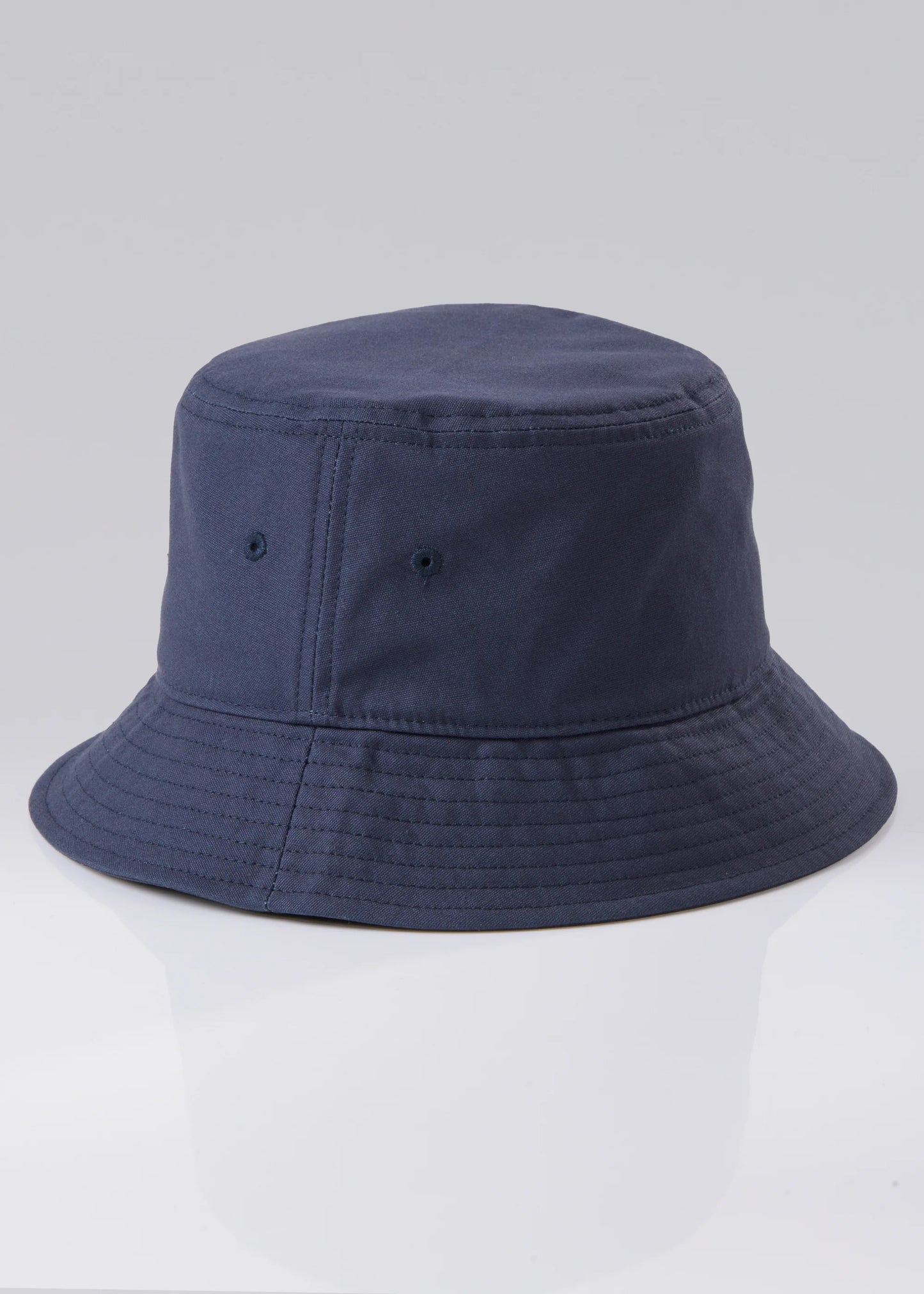 SANDBANKS COTTON BADGE LOGO BUCKET HAT NAVY BLUE RRP £90 BNWT