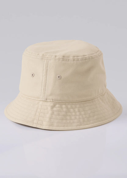 SANDBANKS BADGE LOGO COTTON BUCKET HAT STONE ONE SIZE RRP £90 BNWT