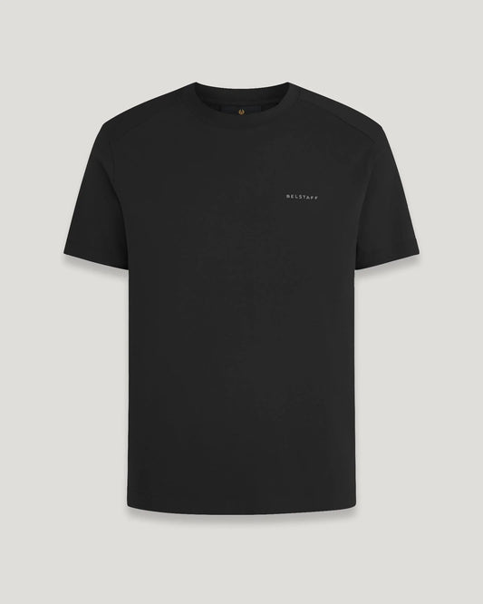 BELSTAFF ALLOY STRETCHY COTTON T-SHIRT BLACK RRP £80 BNWT