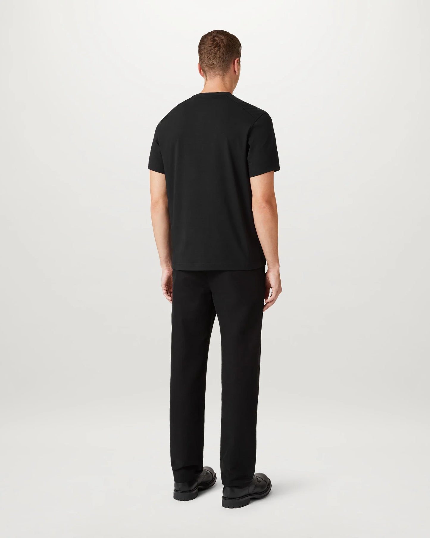 BELSTAFF ALLOY STRETCHY COTTON T-SHIRT BLACK RRP £80 BNWT