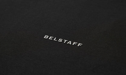 BELSTAFF ALLOY STRETCHY COTTON T-SHIRT BLACK RRP £80 BNWT