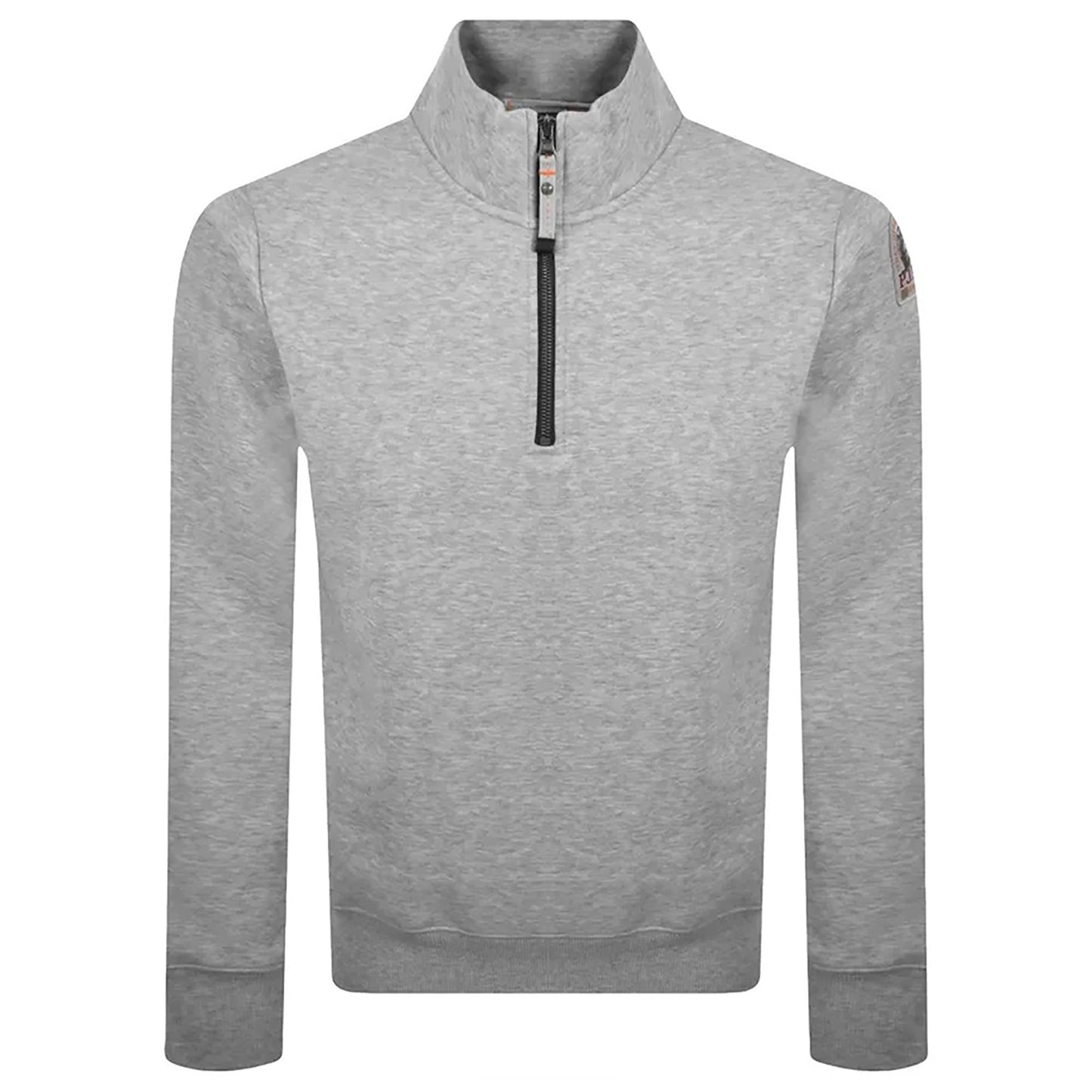 PARAJUMPERS BROADPEAK HALF ZIP COTTON FLEECE SWEATSHIRT ASH GREY 3XL RRP£180 NEW