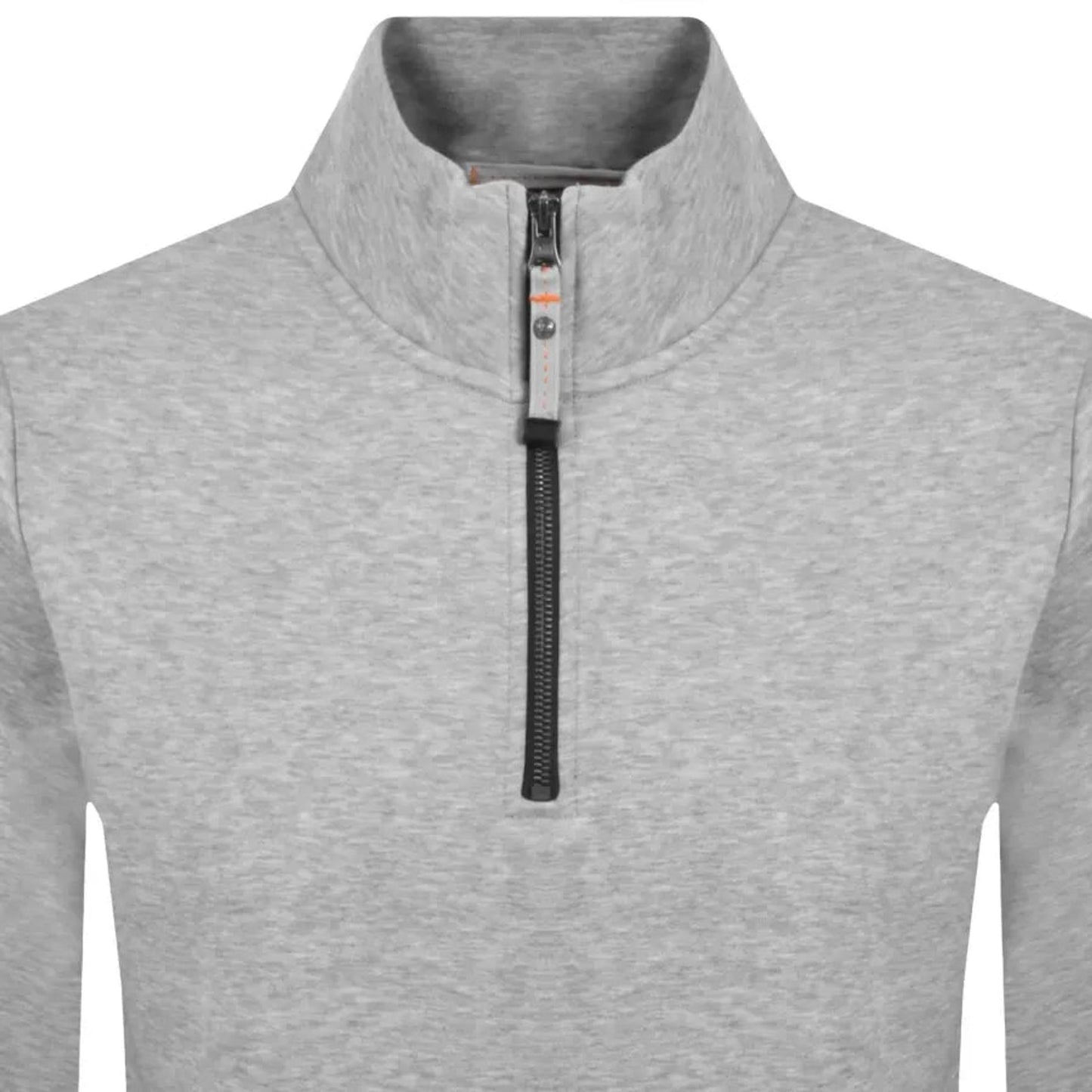 PARAJUMPERS BROADPEAK HALF ZIP COTTON FLEECE SWEATSHIRT ASH GREY 3XL RRP£180 NEW