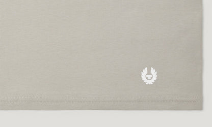 BELSTAFF LOGO COTTON T-SHIRT CEMENT GREY RRP £60 BNWT