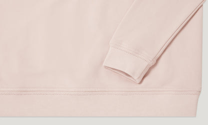 BELSTAFF QUARTER ZIP COTTON FLEECE SWEATSHIRT DUSK PINK RRP £145 BNWT