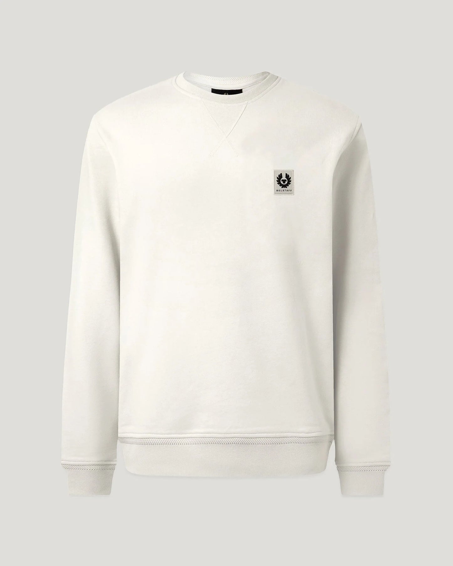 BELSTAFF PHOENIX PATCH COTTON FLEECE SWEATSHIRT SILVER BIRCH XL RRP £135 BNWT