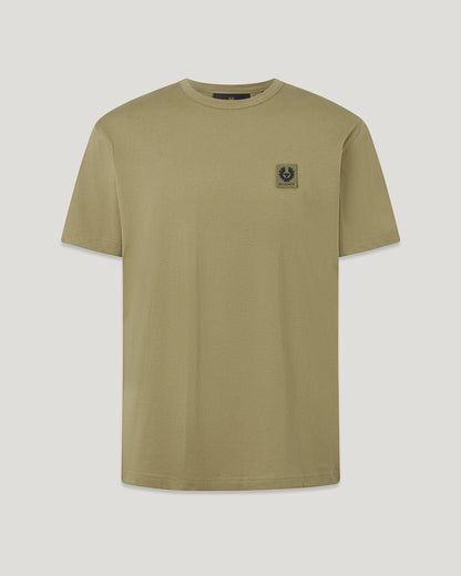BELSTAFF PHOENIX PATCH COTTON T-SHIRT TONAL FATIGUE GREEN RRP £60 BNWT