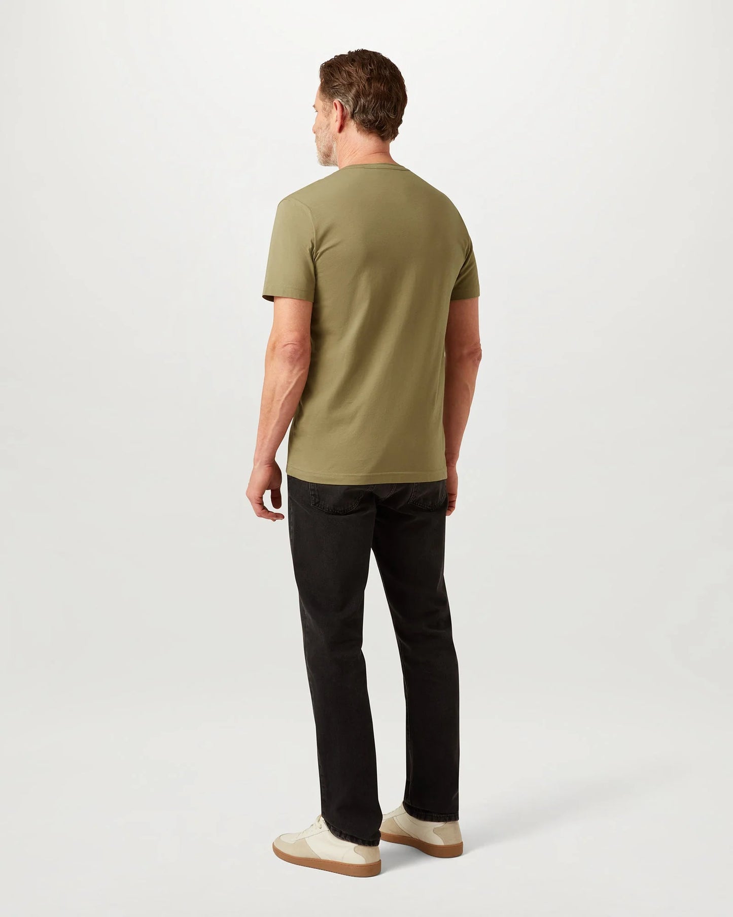 BELSTAFF PHOENIX PATCH COTTON T-SHIRT TONAL FATIGUE GREEN XL RRP £60 BNWT