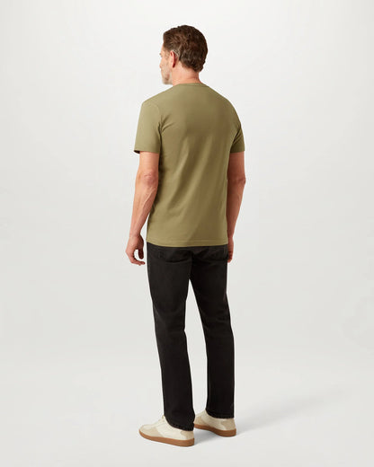 BELSTAFF PHOENIX PATCH COTTON T-SHIRT TONAL FATIGUE GREEN RRP £60 BNWT