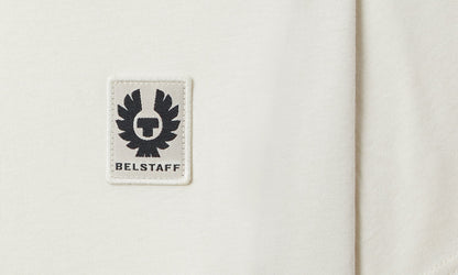 BELSTAFF PHOENIX PATCH COTTON T-SHIRT TONAL SILVER BIRCH CREAM RRP £60 BNWT