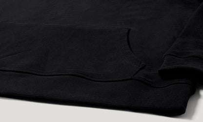 BELSTAFF BORDER COTTON FLEECE HOODED SWEATSHIRT HOODIE BLACK RRP £155 BNWT