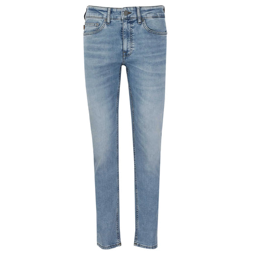 HUGO BOSS DELAWARE BO JEANS TURQUOISE AQUA BLUE 36W 32L (36R) RRP £140