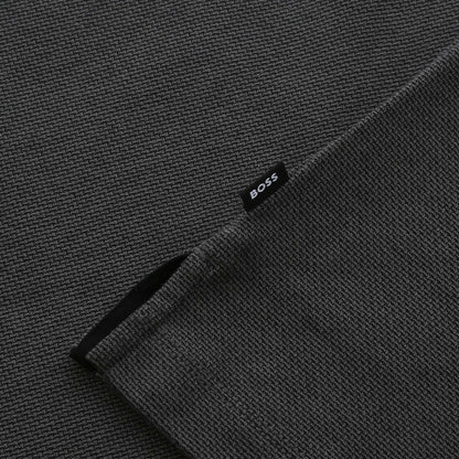 HUGO BOSS H PARLAY COTTON POLO SHIRT CHARCOAL & BLACK 4XL RRP £130 BNWT