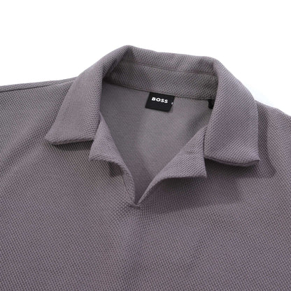 HUGO BOSS H PONTI REVERE COLLAR COTTON POLO SHIRT PURPLE XL RRP £140 BNWT