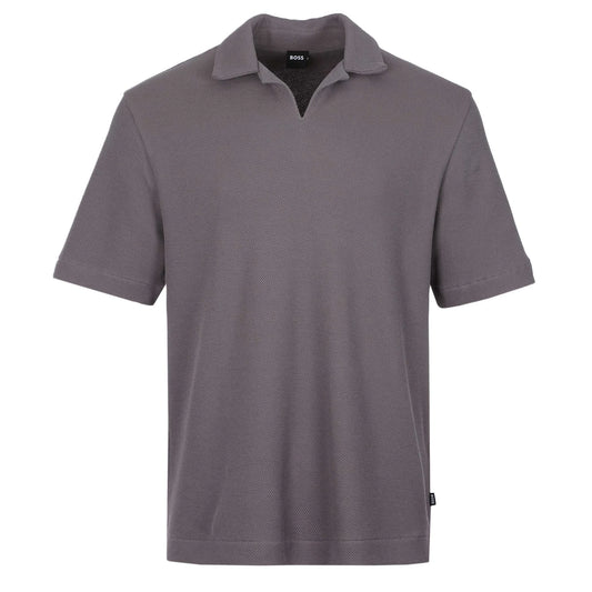 HUGO BOSS H PONTI REVERE COLLAR COTTON POLO SHIRT PURPLE XL RRP £140 BNWT