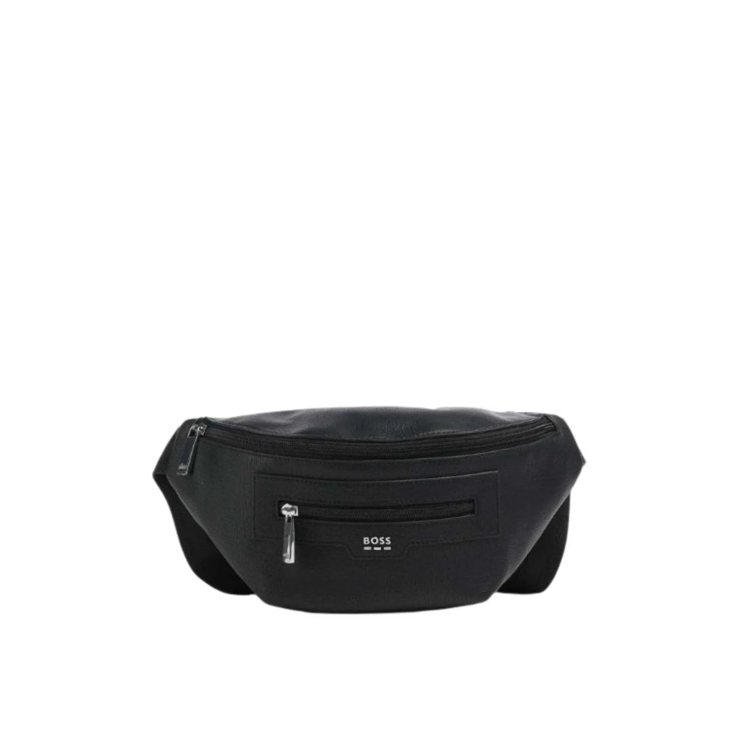 HUGO BOSS LEWYS BLACK LEATHER CROSSBODY BUM BAG RRP £140 BNWT