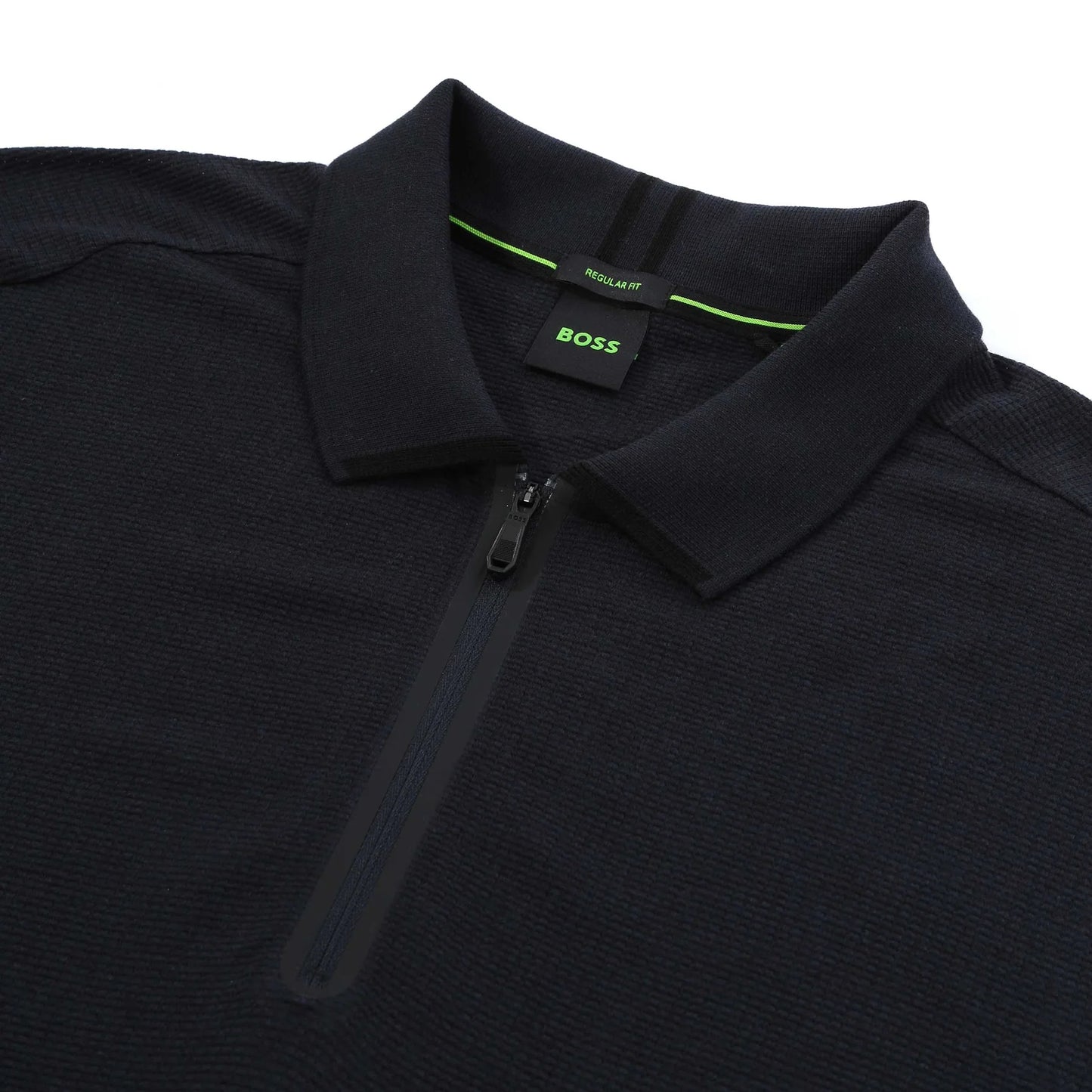 HUGO BOSS PL TERRACE ZIP UP POLO SHIRT DARK NAVY BLUE 3XL RRP £140 BNWT