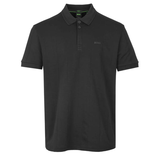 BOSS (HUGO BOSS) PADDY DROP NEEDLE POLO SHIRT BLACK 2XL RRP £100 BNWT