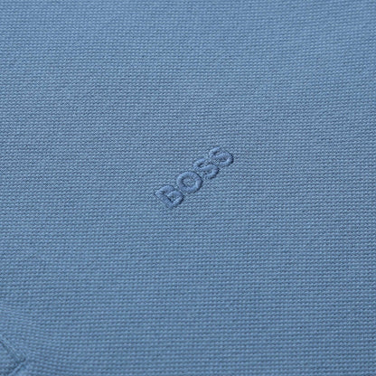 HUGO BOSS PALLAS PIQUE COTTON POLO SHIRT LIGHT PASTEL BLUE 4XL RRP £110 BNWT
