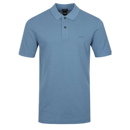 HUGO BOSS PALLAS PIQUE COTTON POLO SHIRT LIGHT PASTEL BLUE 4XL RRP £110 BNWT