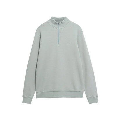 BARBOUR RAVENSWORTH COTTON HALF ZIP JUMPER TEAL BLUE 2XL RRP £100 BNWT