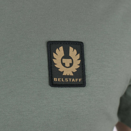 BELSTAFF PHOENIX PATCH COTTON T-SHIRT MINERAL GREEN 2XL RRP £60 BNWT