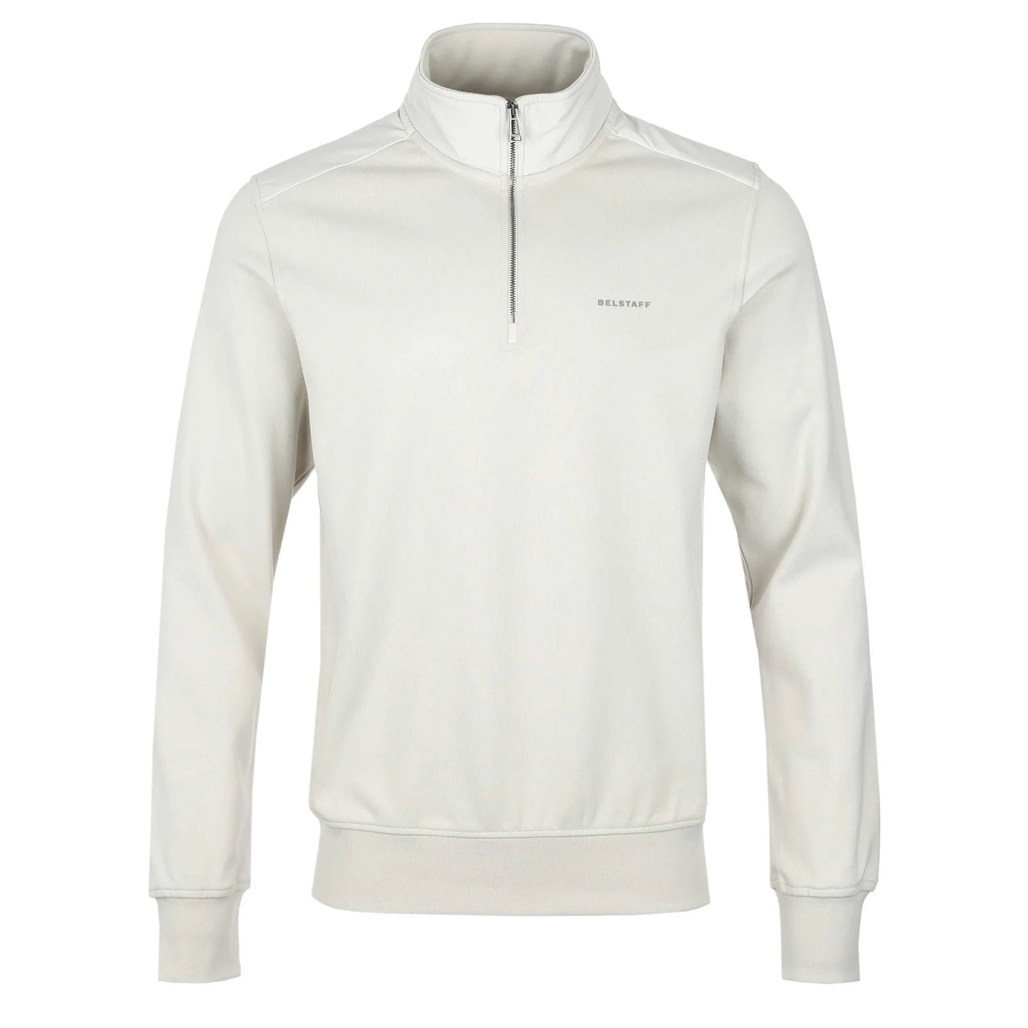 BELSTAFF ALLOY QUARTER ZIP SWEATSHIRT STONE BEIGE 3XL RRP £175 BNWT