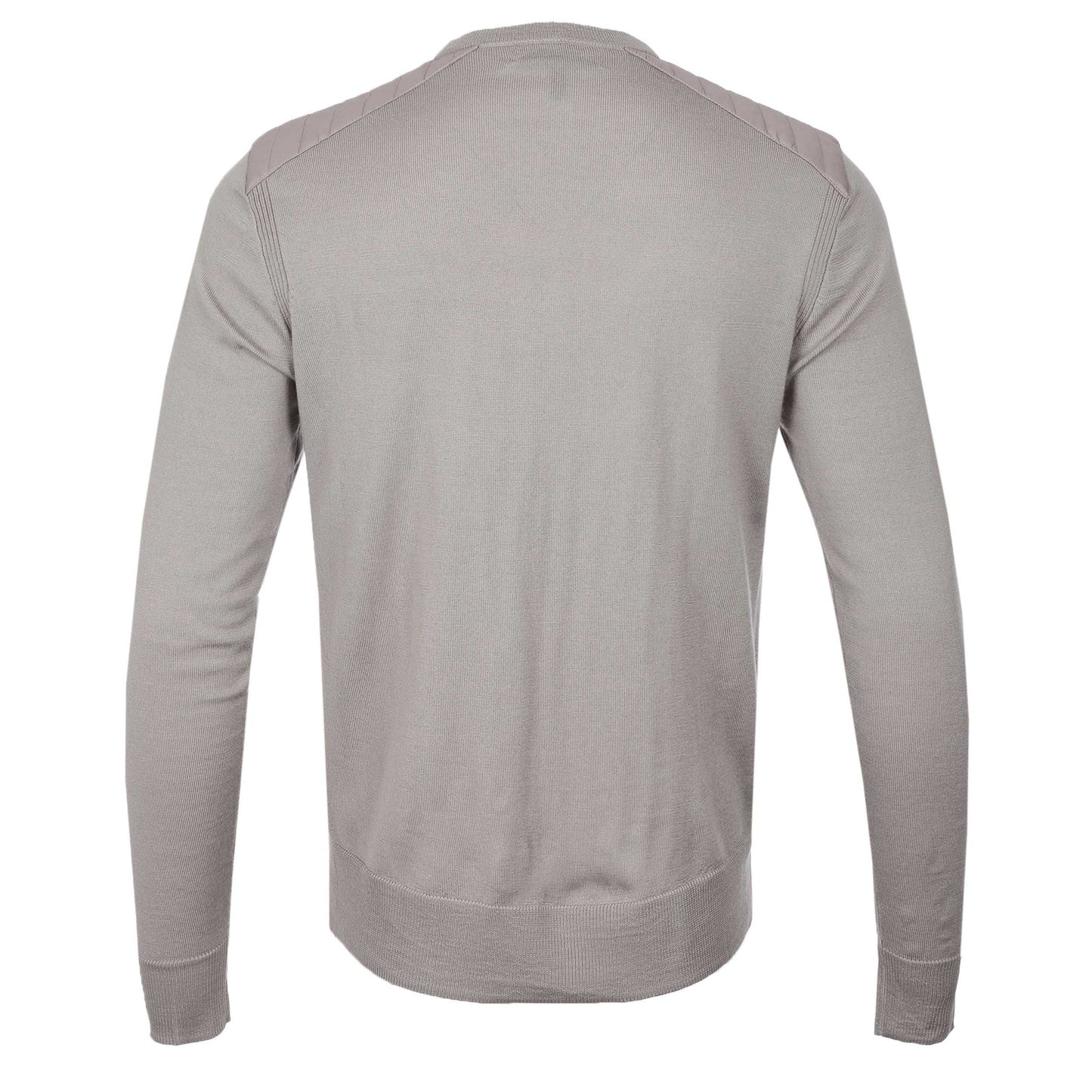 BELSTAFF KERRIGAN CREW NECK MERINO WOOL JUMPER PUMICE RRP £175 BNWT