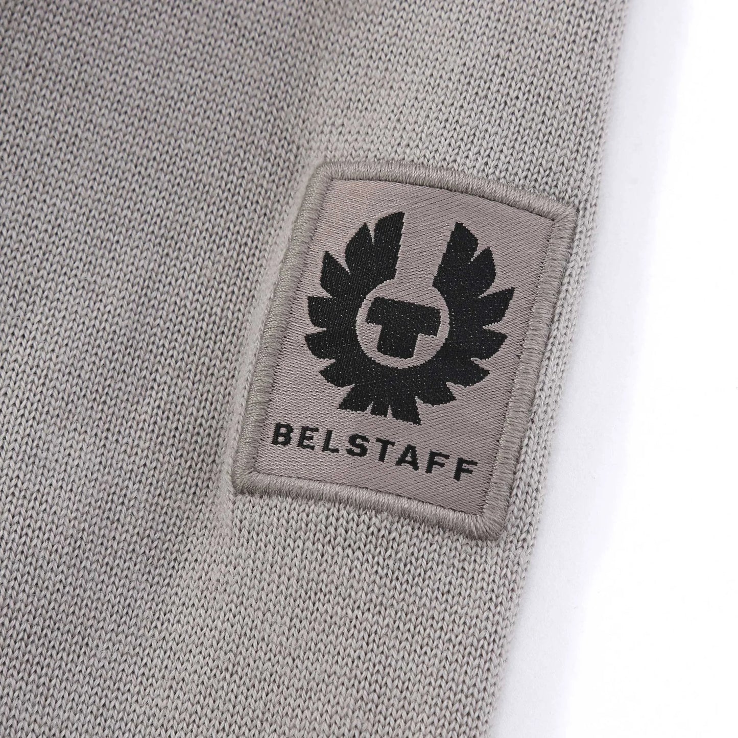BELSTAFF KERRIGAN CREW NECK MERINO WOOL JUMPER PUMICE RRP £175 BNWT