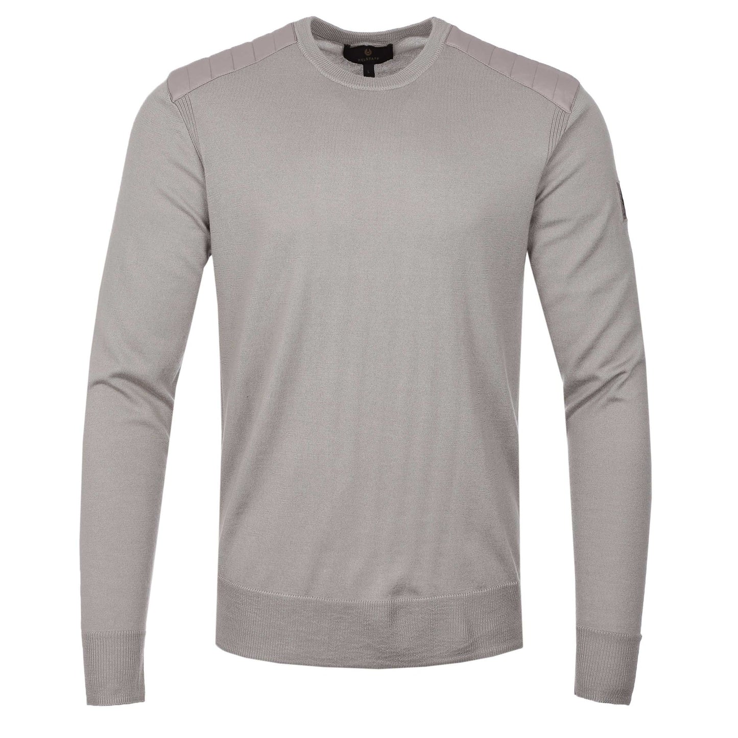 BELSTAFF KERRIGAN CREW NECK MERINO WOOL JUMPER PUMICE RRP £175 BNWT