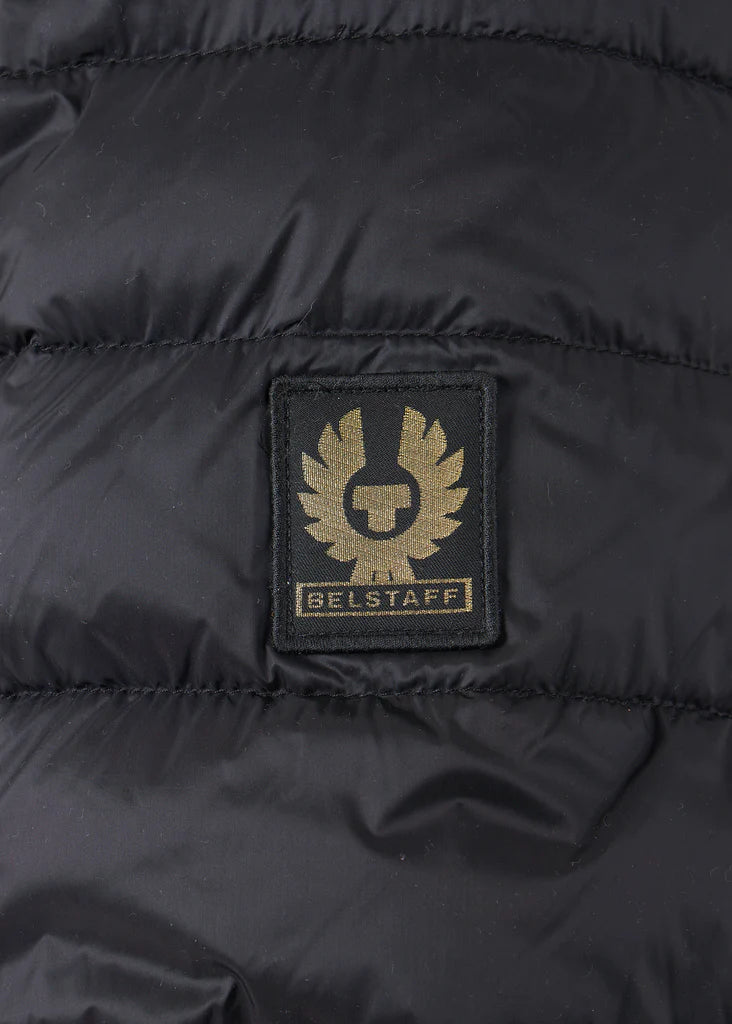 BELSTAFF CIRCUIT DOWN PUFFA BOMBER JACKET BLACK UK48 4XL RRP £350 NEW