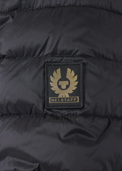 BELSTAFF CIRCUIT DOWN PUFFA BOMBER JACKET BLACK RRP £350 NEW