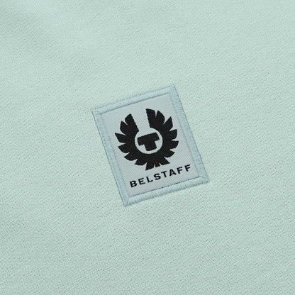BELSTAFF QUARTER ZIP SWEATSHIRT BREEZE GREEN RRP £175 BNWT