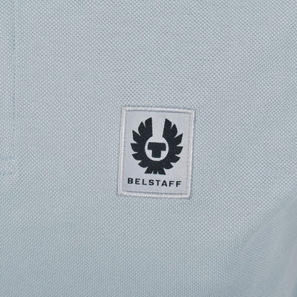 BELSTAFF PHOENIX PATCH PIQUE COTTON POLO SHIRT IN QUARRY BLUE 3XL RRP £95 BNWT