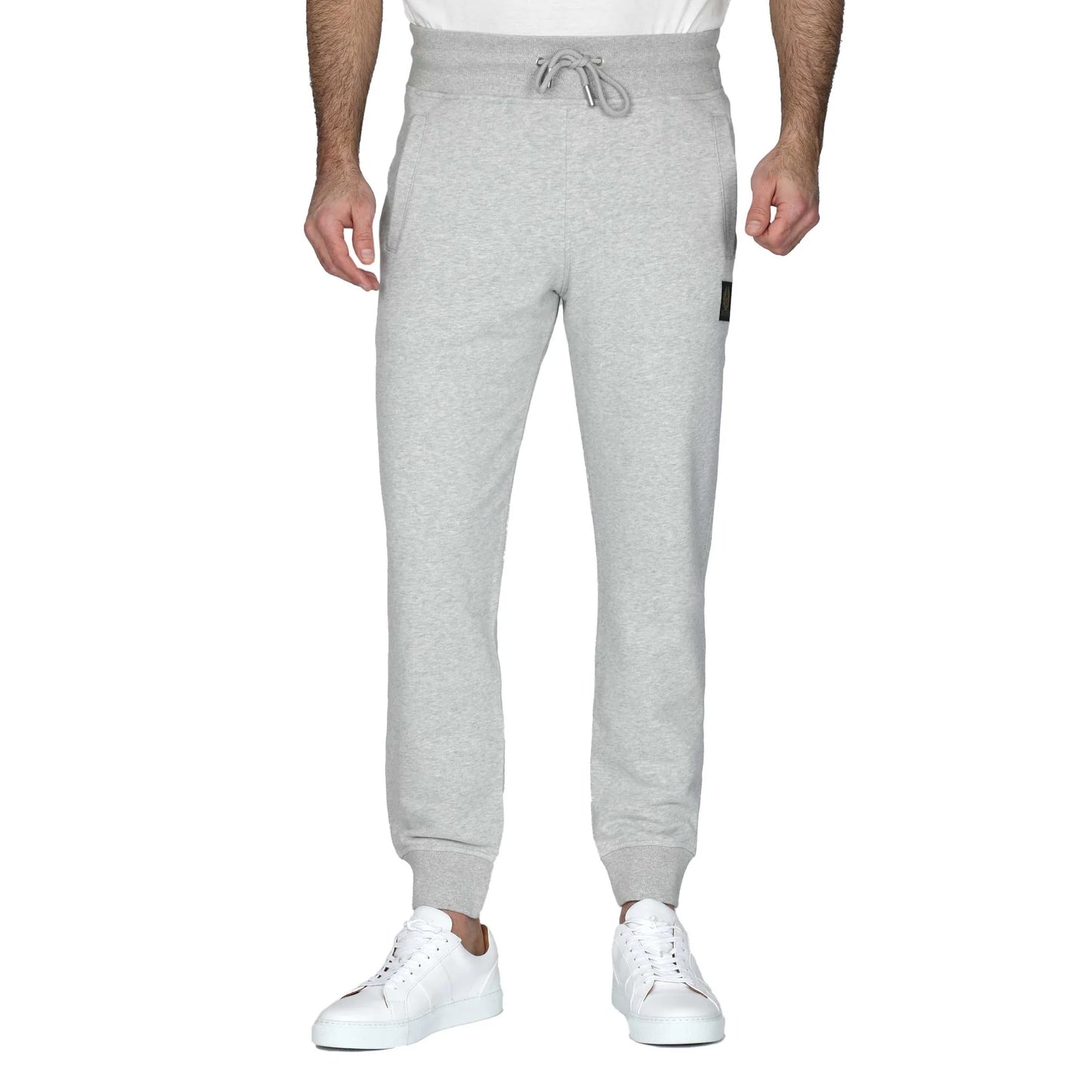 BELSTAFF COTTON FLEECE JOGGERS TRACK PANTS OLD SILVER 3XL RRP £135 BNWT