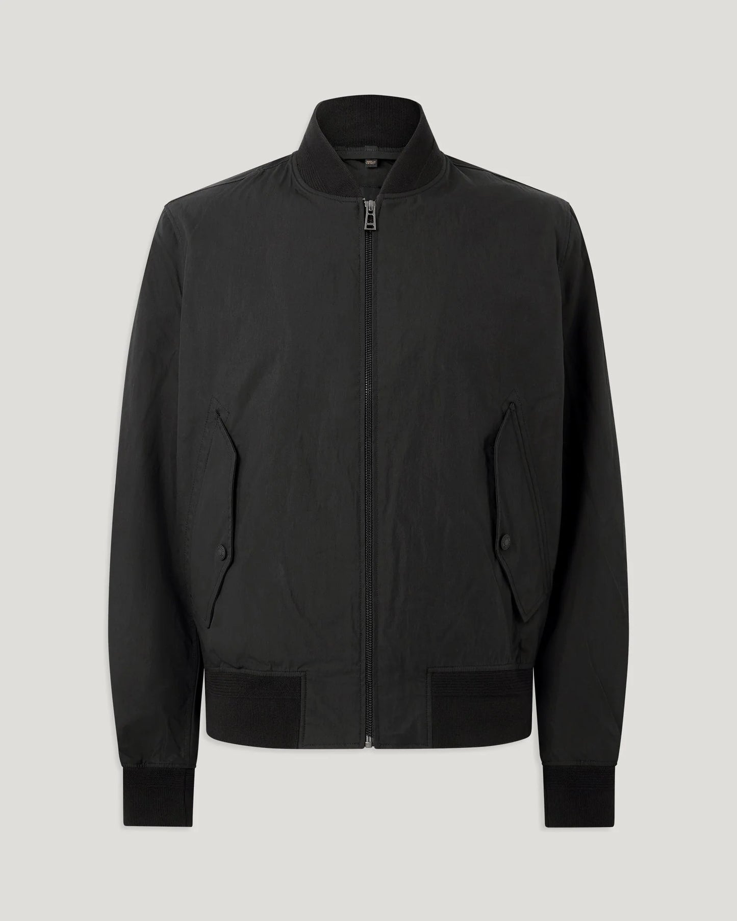 BELSTAFF CARRIER COTTON BLEND BOMBER JACKET BLACK UK38 MEDIUM RRP £250 BNWT