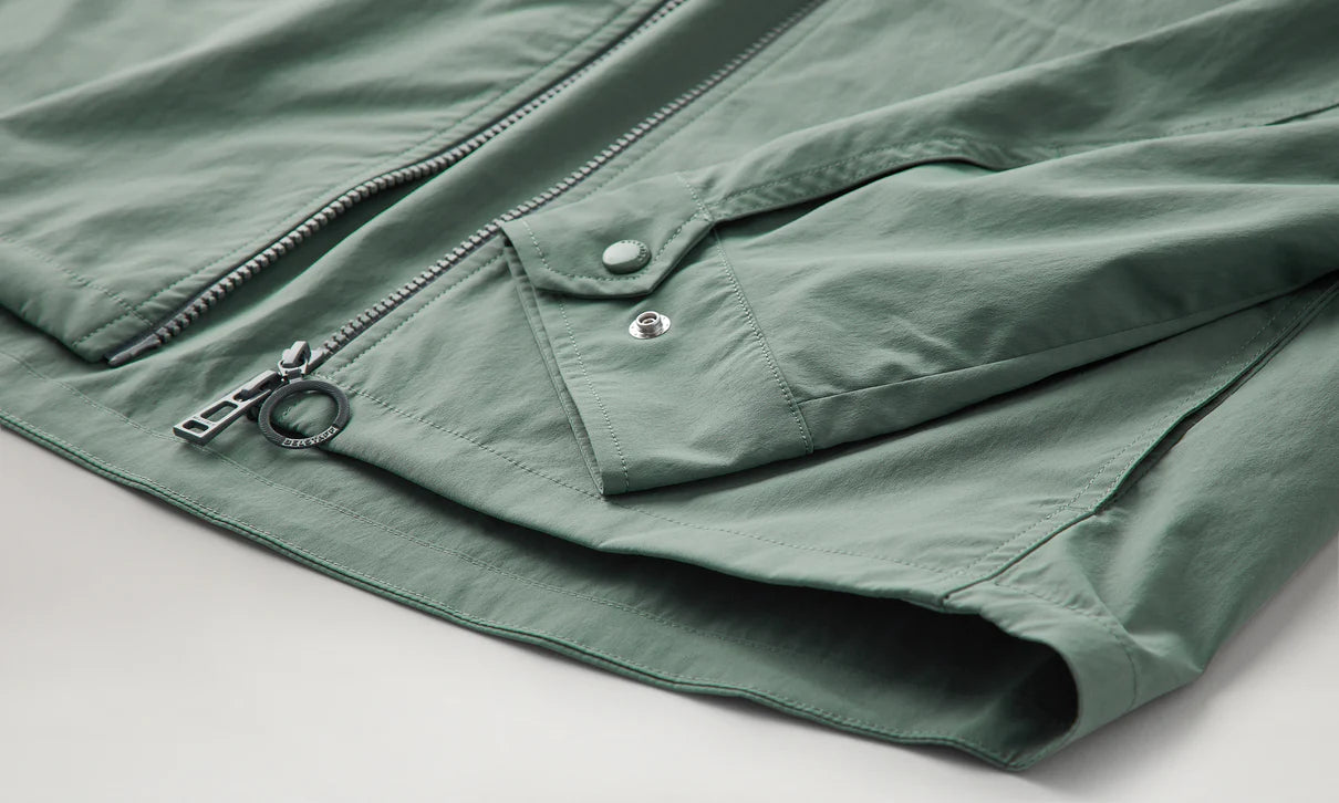 BELSTAFF CASTMASTER SHELL OVERSHIRT JACKET MINERAL GREEN 2XL RRP £295 BNWT