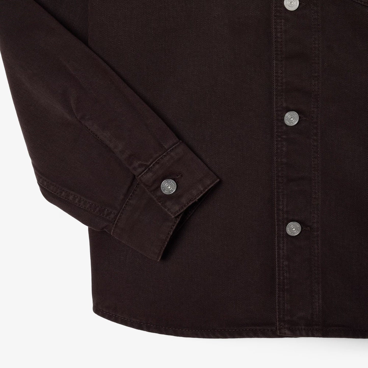 LACOSTE HEAVYWEIGHT DENIM RELAXED FIT OVERSHIRT JACKET BROWN XL RRP £160 BNWT