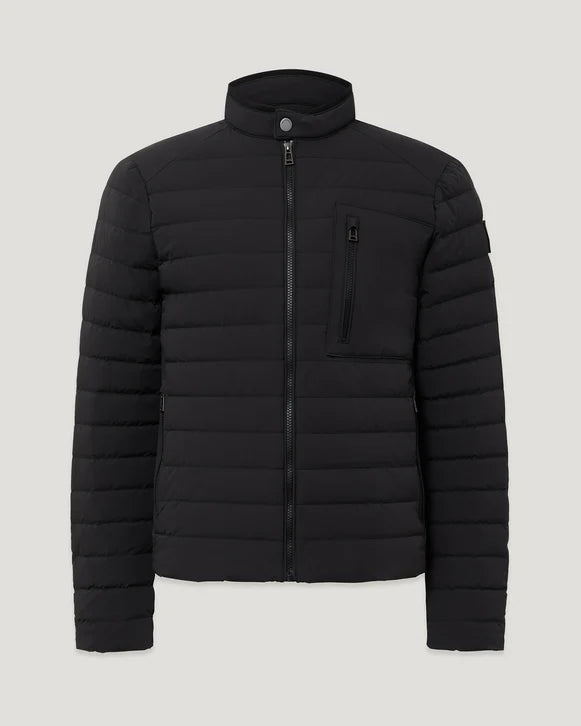 BELSTAFF CHASSIS DOWN PUFFA BOMBER JACKET BLACK UK46 3XL RRP £350 BNWT
