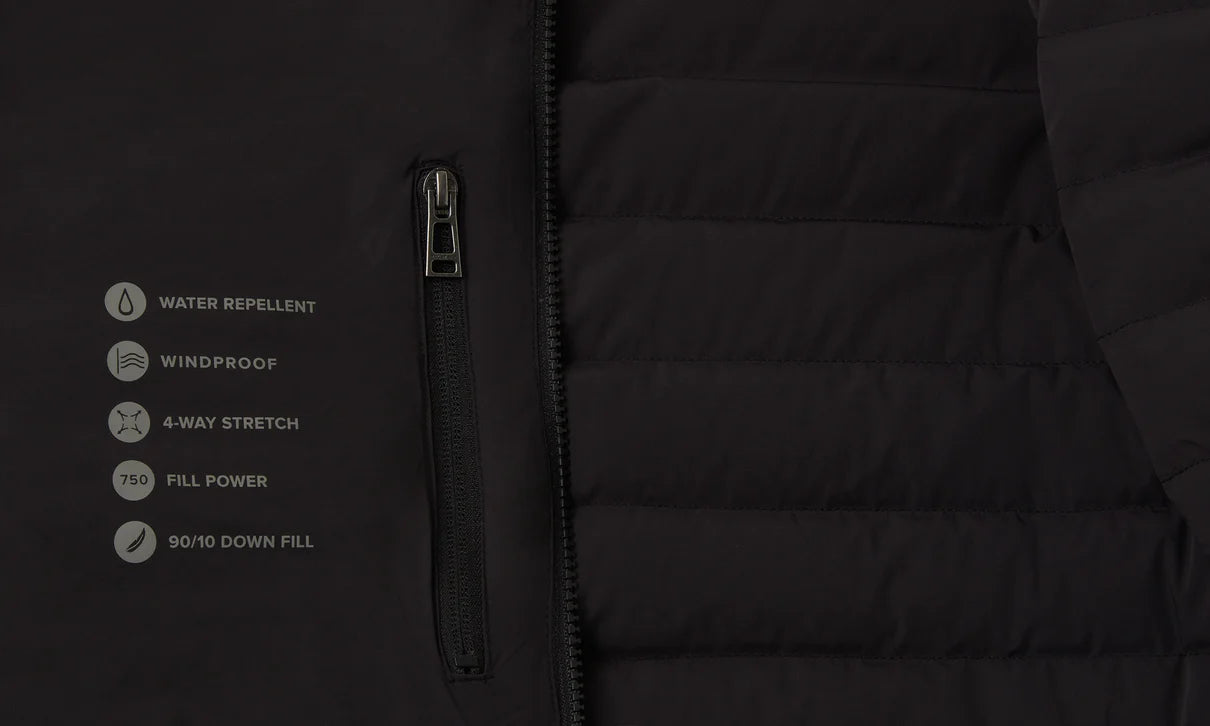 BELSTAFF CHASSIS DOWN PUFFA BOMBER JACKET BLACK UK46 3XL RRP £350 BNWT