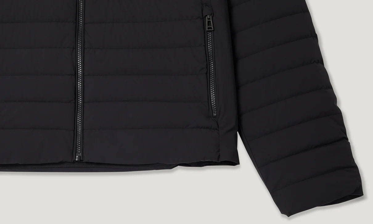 BELSTAFF CHASSIS DOWN PUFFA BOMBER JACKET BLACK UK46 3XL RRP £350 BNWT