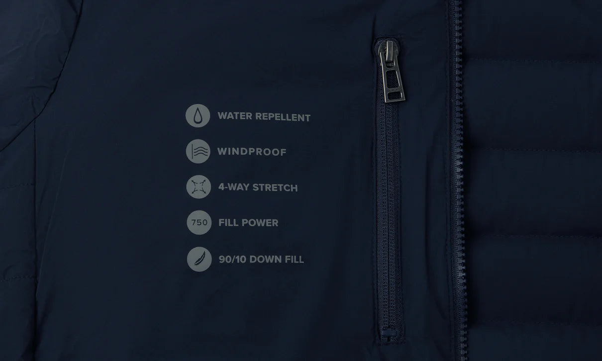 BELSTAFF CHASSIS DOWN PUFFA BOMBER JACKET DARK INK NAVY UK46 3XL RRP £350 BNWT (Copy)