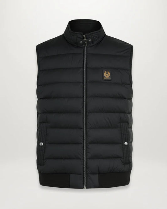 BELSTAFF CIRCUIT DOWN PUFFA GILET BLACK UK46 3XL RRP £295 BNWT